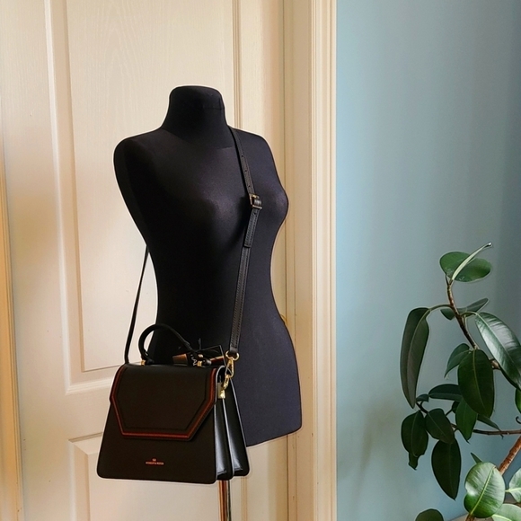 Roberta Rossi tophandle black bag x12-blk Italy - Picture 5 of 17